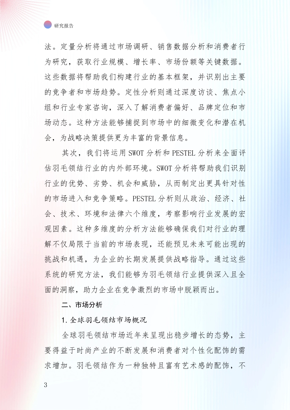 未来方向指引：全国2024年羽毛领结产业综合现状及未来前景展望深度分析报告_第3页