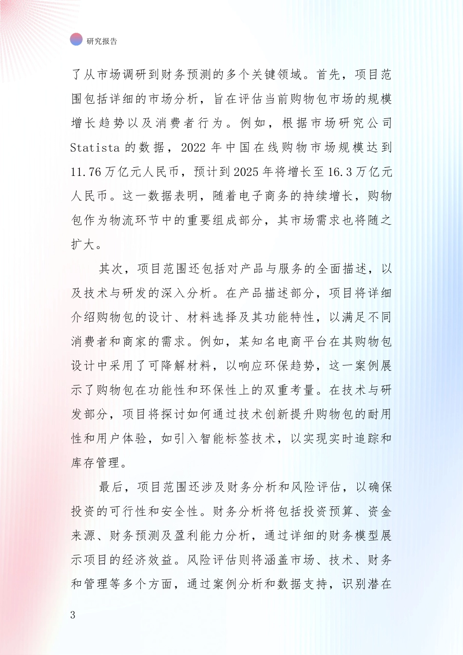 购物包项目行业未来发展趋势分深度论证_第3页