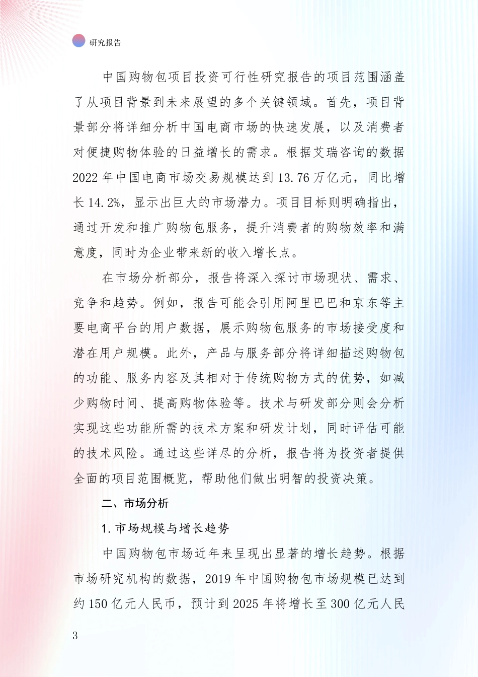 2024-2025年购物包领域市场现状及未来发展前景综合分析：商业投资价值分析_第3页