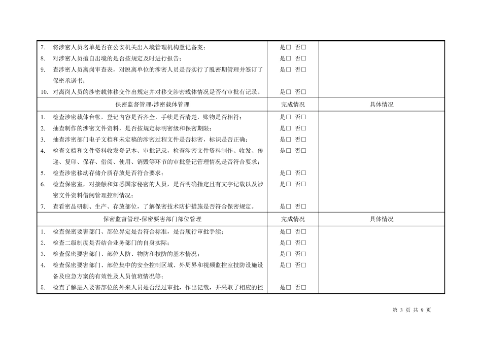 (完整word版)年度保密工作检查记录表_第3页