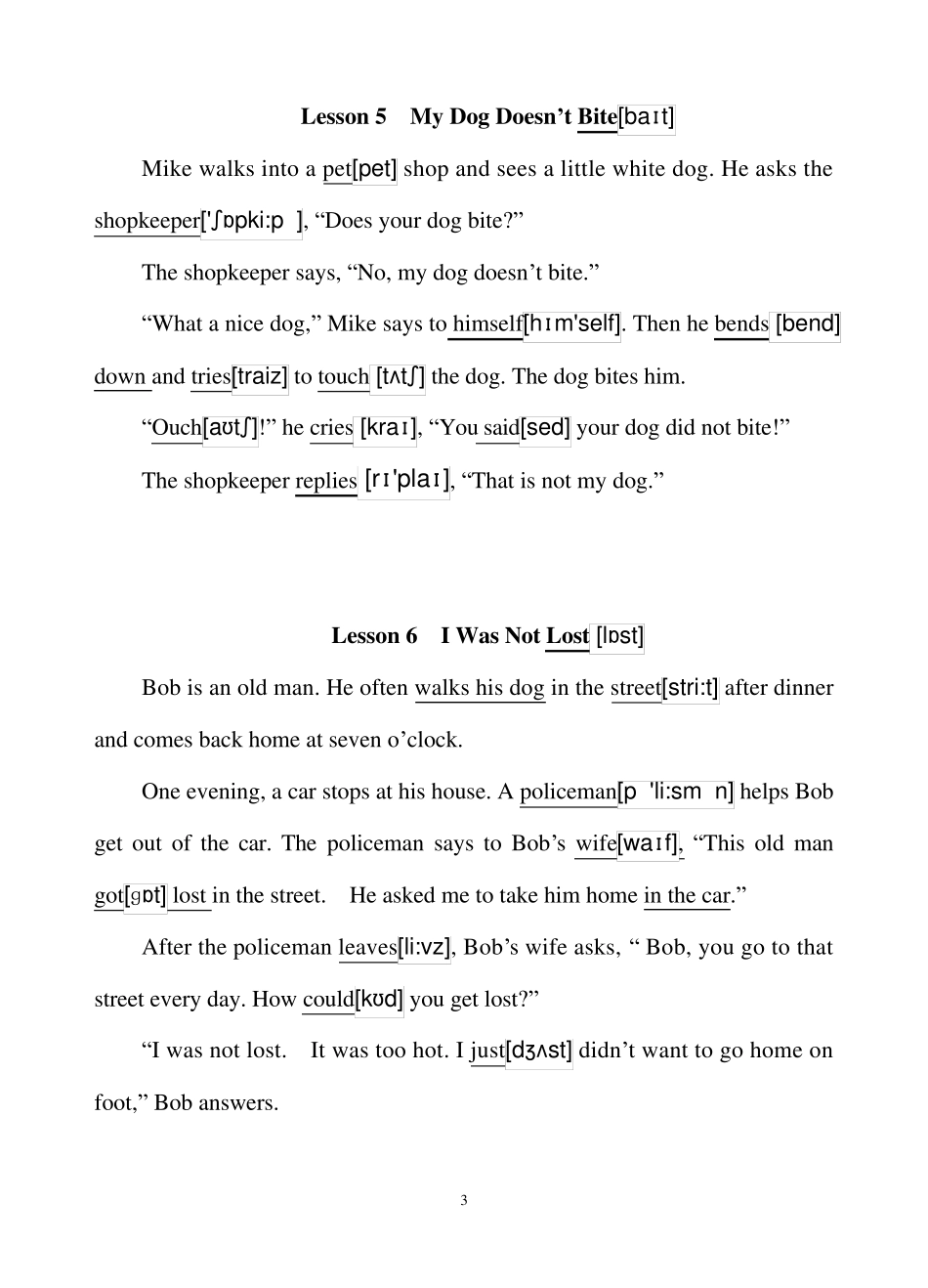 (音标版)林克妈妈幽默小故事L116_第3页