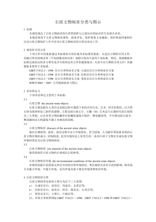 00022007石质文物病害分类与图示