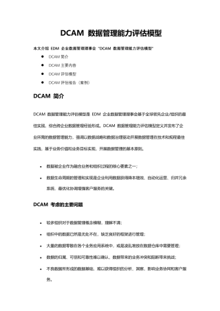 01DCAM：数据管理能力评估模型(word)
