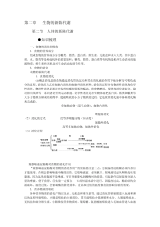 08第二章生物的新陈代谢