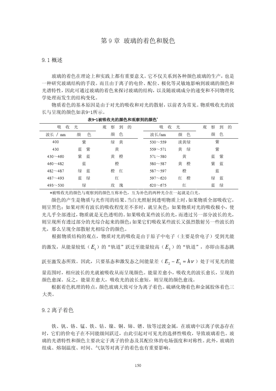 09玻璃的着色和脱色_第1页