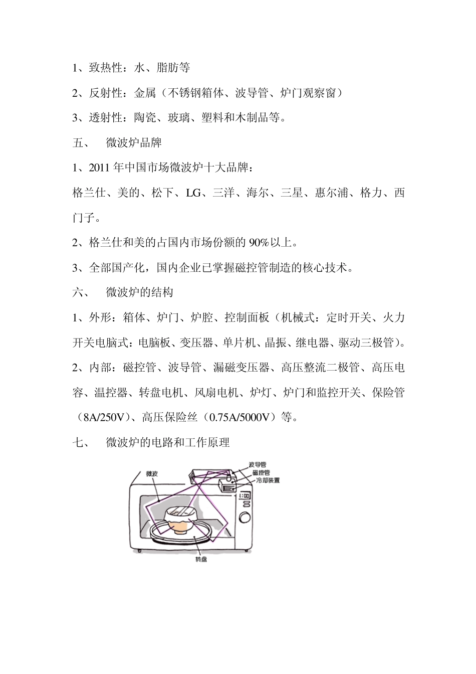 1.微波炉原理与维修_第2页