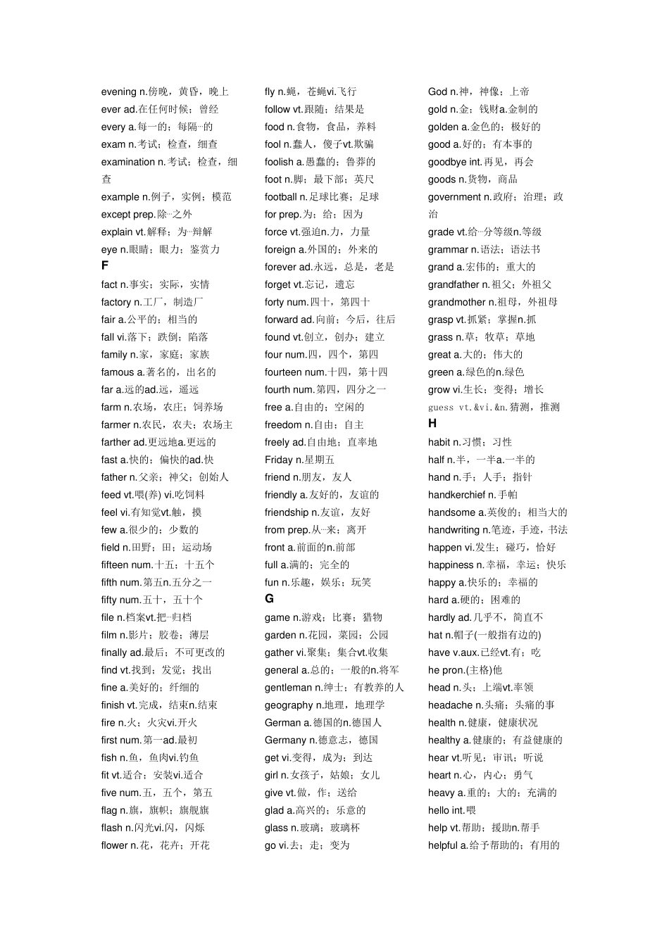 1000个基础单词_第3页