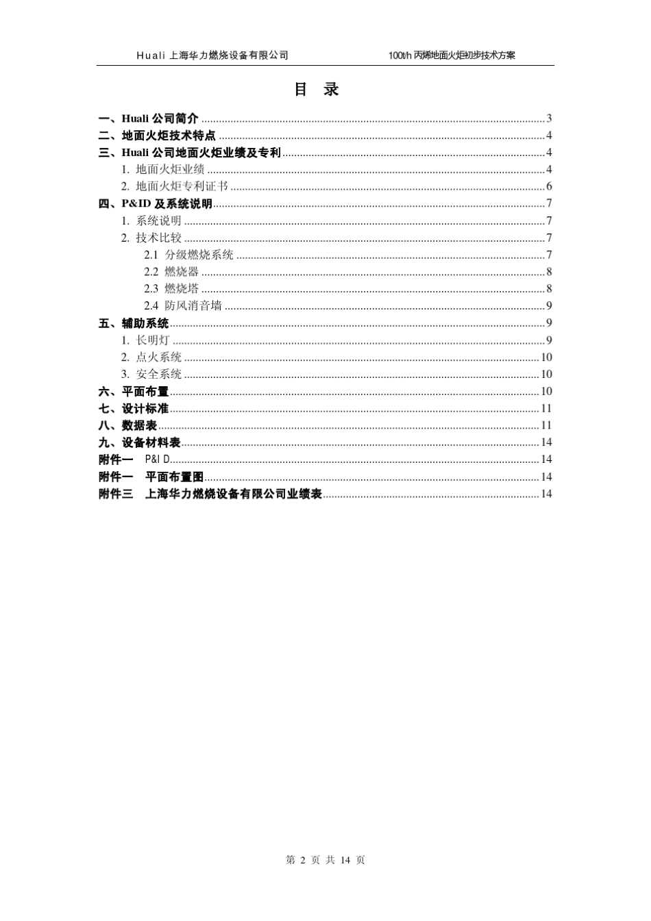 100吨丙烯地面火炬技术方案_第2页