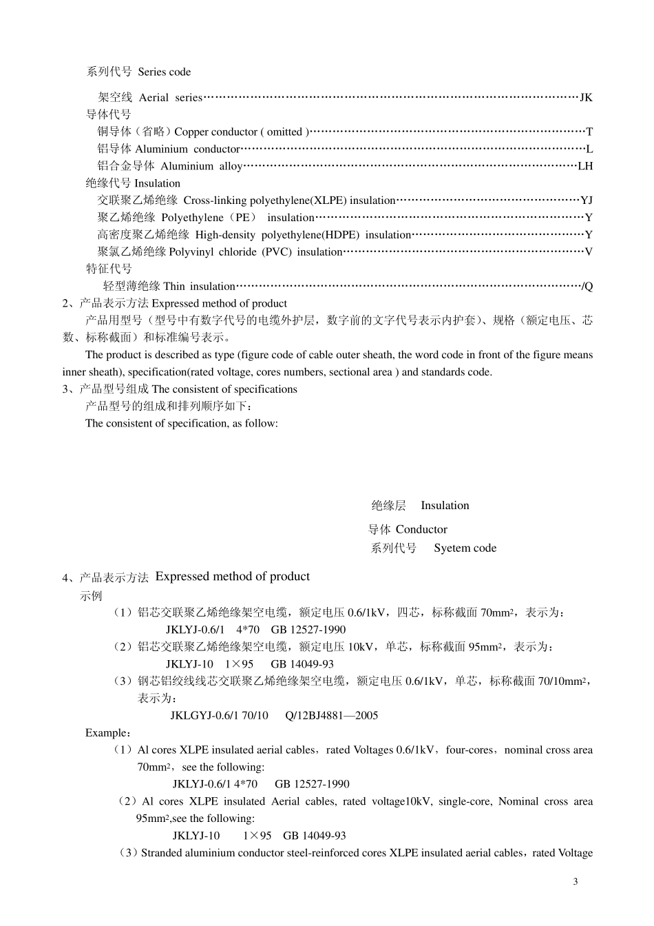 10kV及以下架空绝缘电缆_第3页