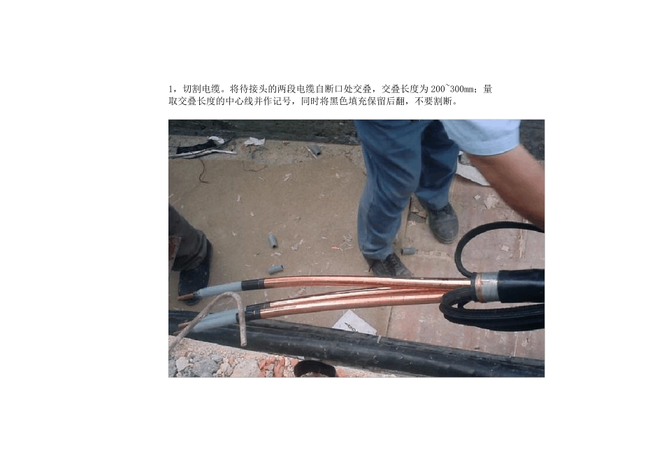 10KV电缆头制作过程_第1页