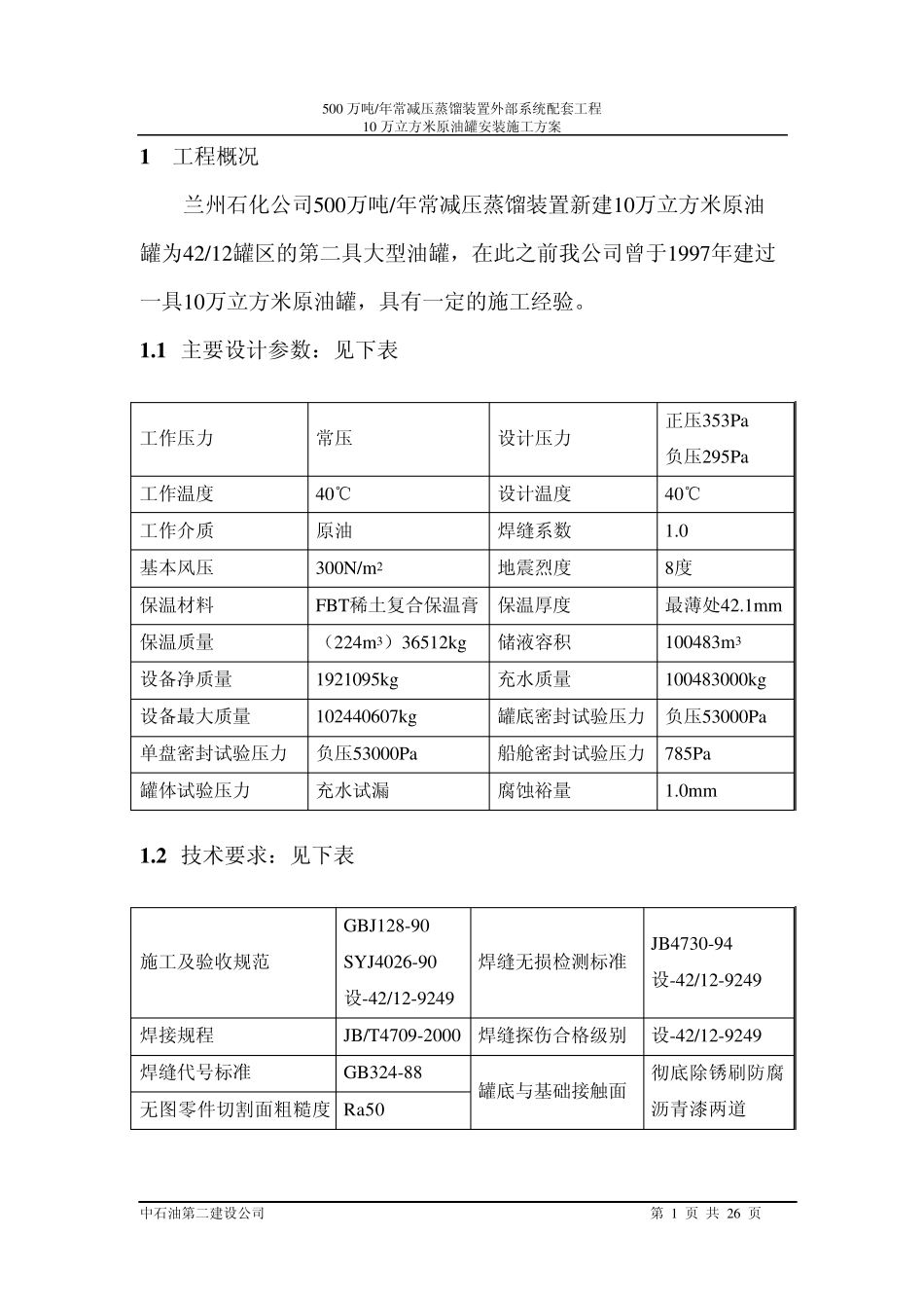 10立万储罐安装施工方案_第1页
