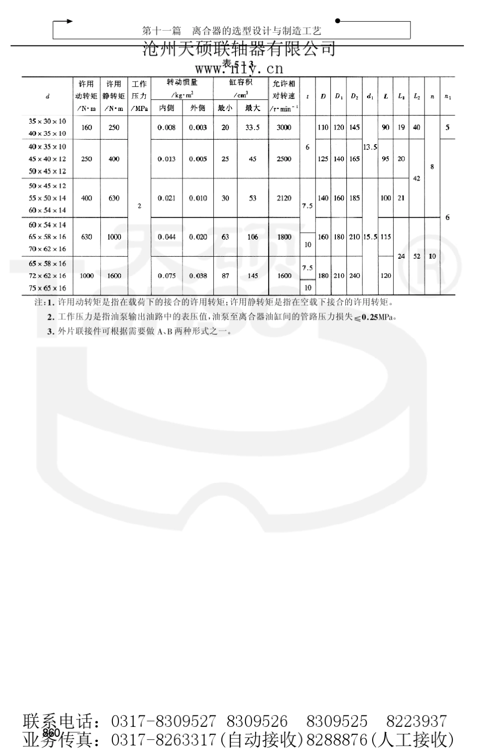 11(下)：离合器的选型设计与制造工艺_第3页