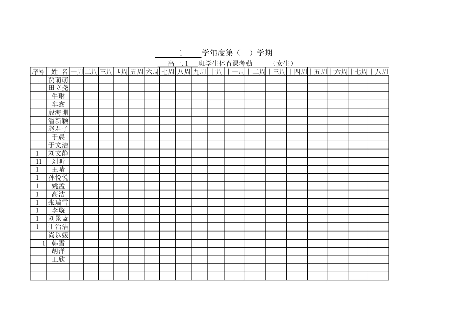 1213年唐中体育课学生考勤表_第2页