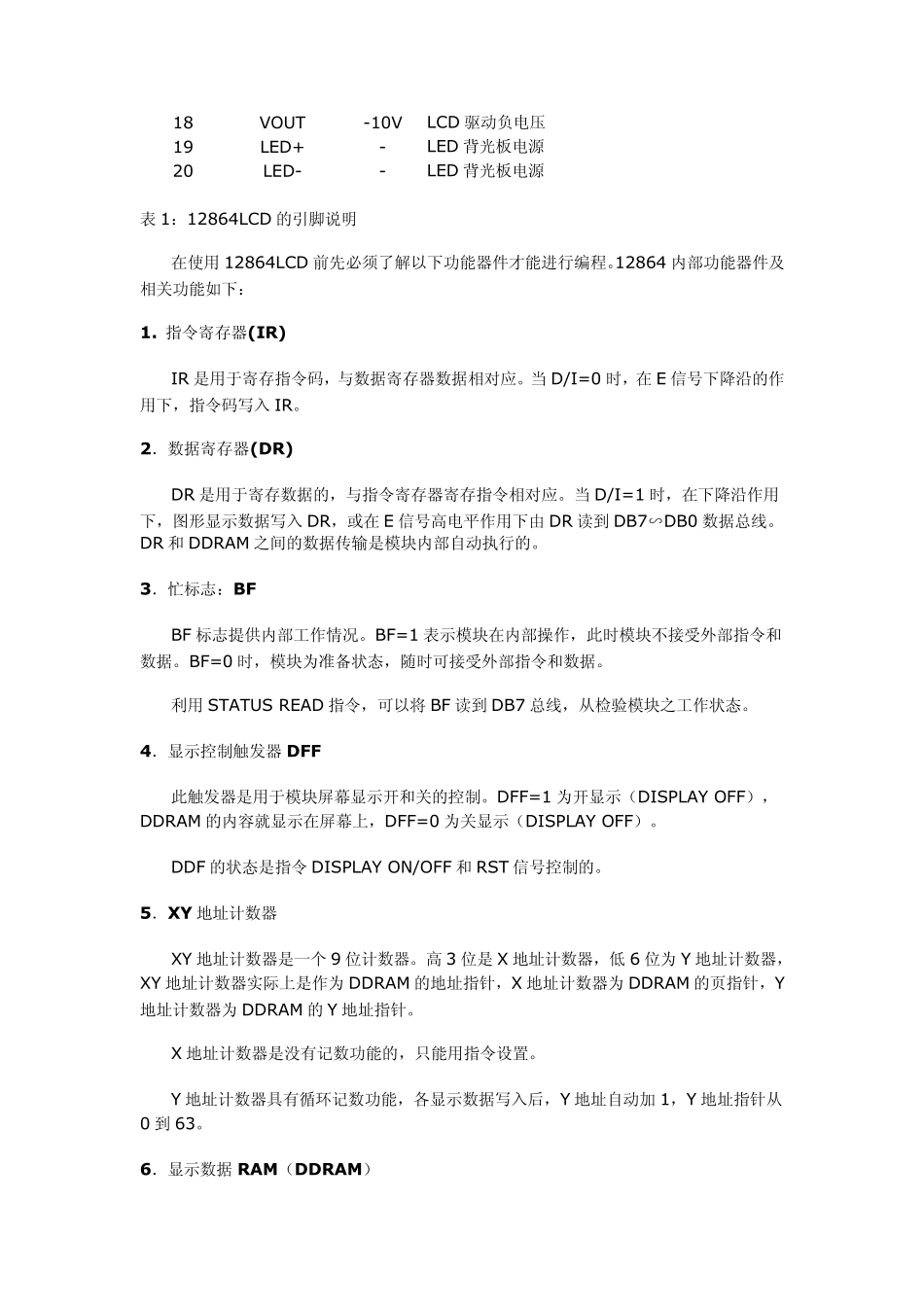 12864点阵型液晶显示屏的基本原理与使用方法_第3页