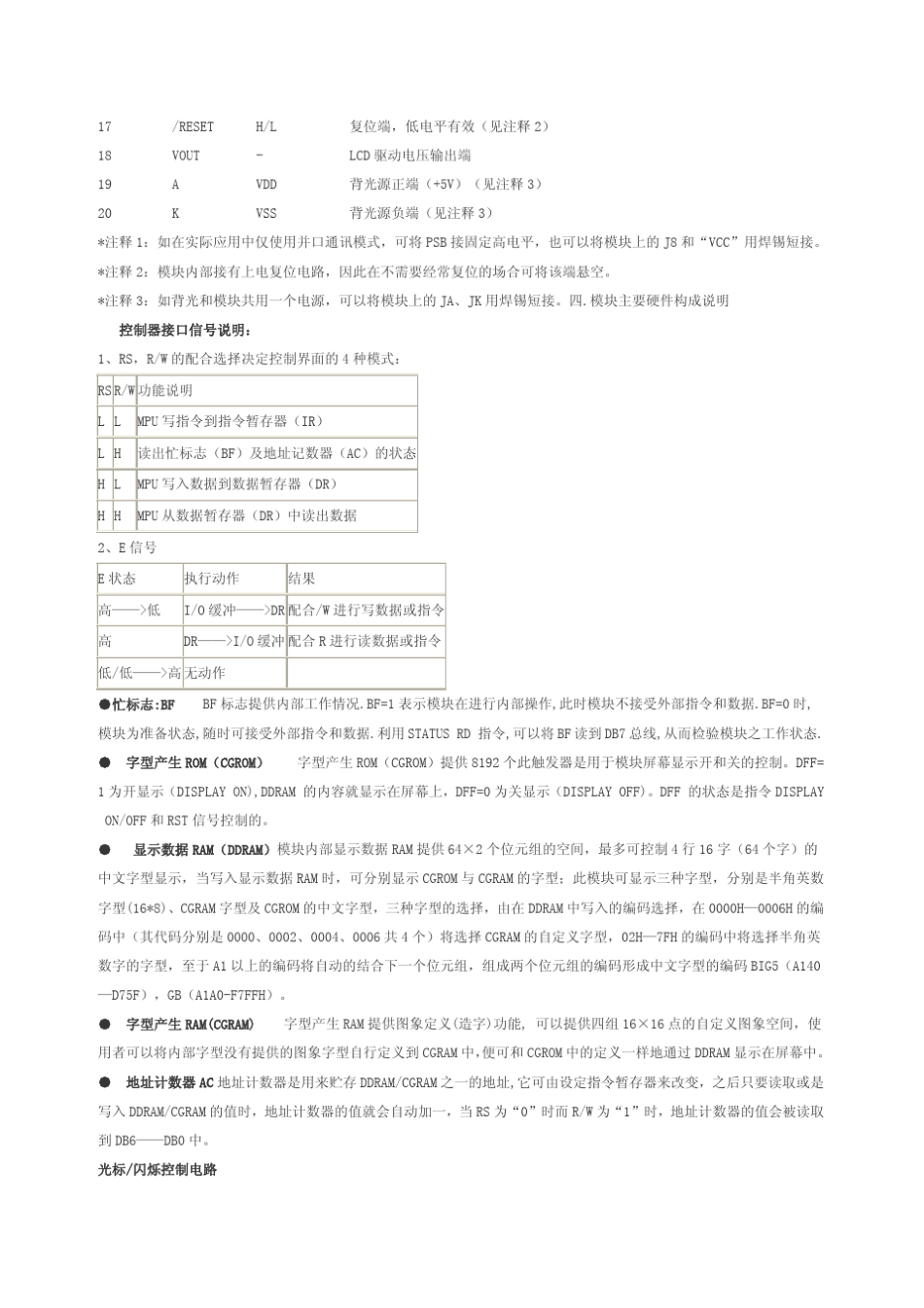 12864点阵LCD液晶屏带中文字库_第2页