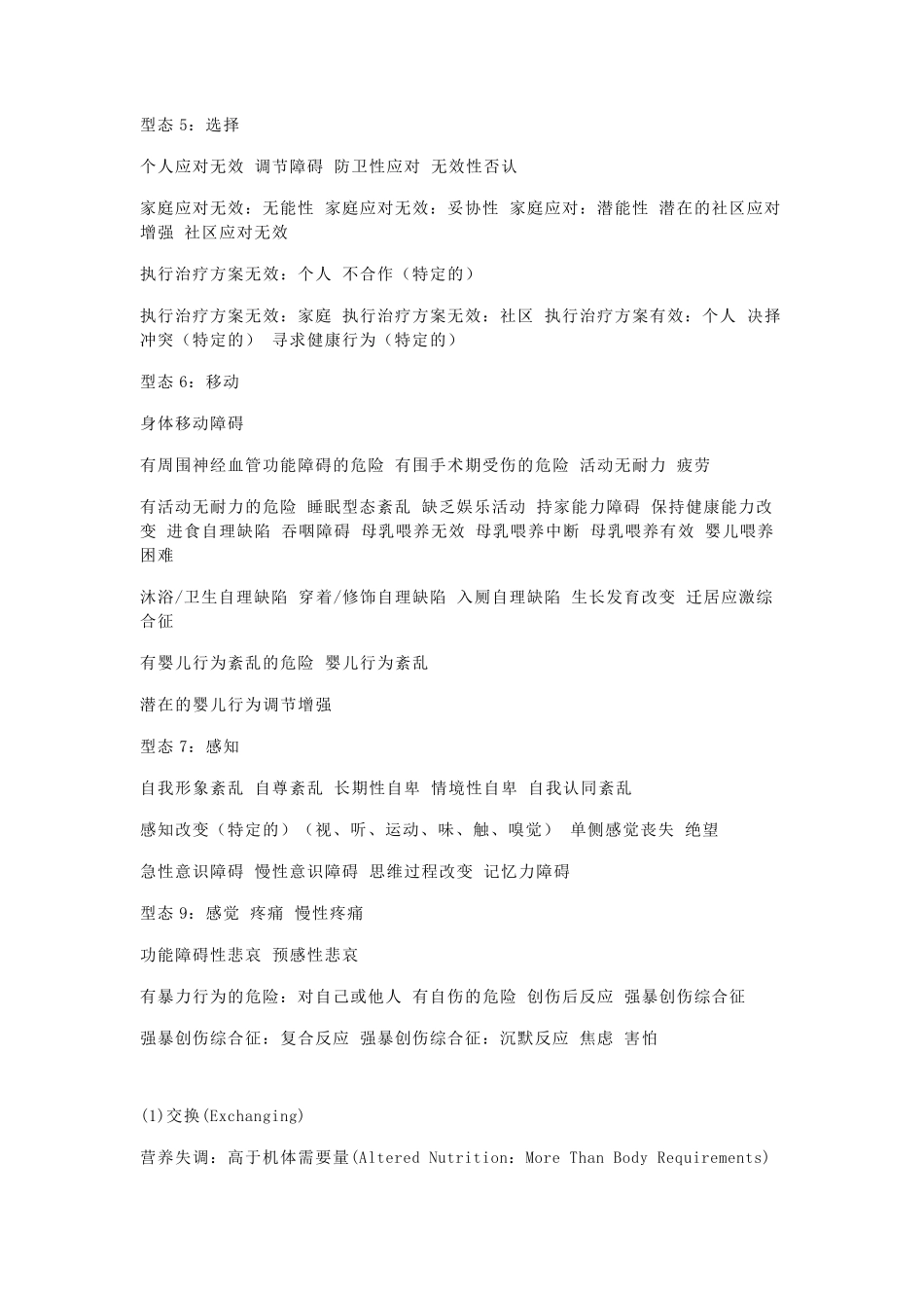 128个护理诊断及措施_第2页