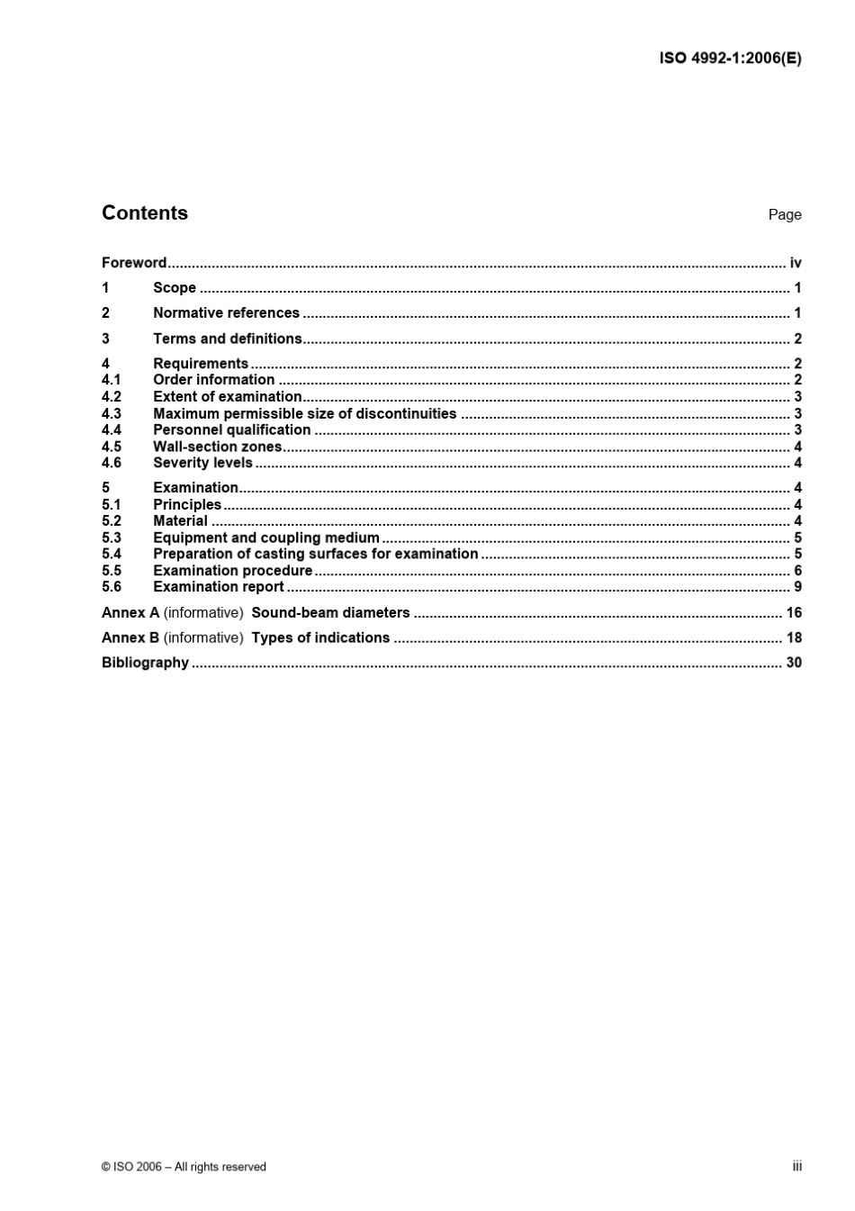 15ISO49921：2006钢铸件超声波检查第1部分：一般用途的钢铸件_第3页