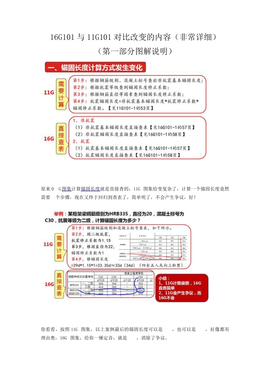 16g101与11g101对比变化内容(超详细分析对比)_第1页