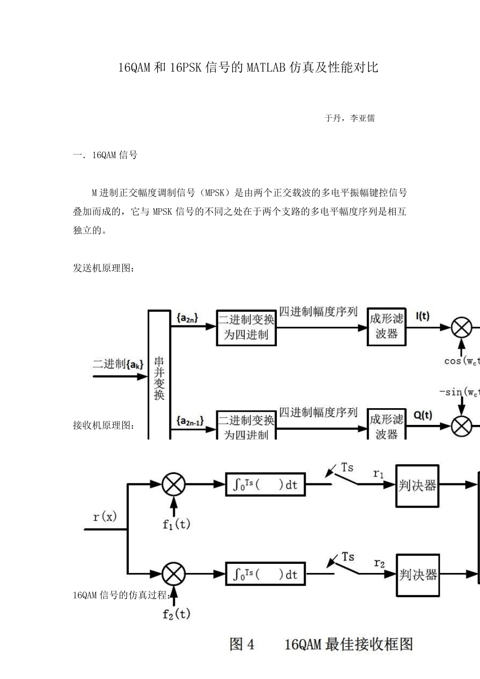 16PSK和16QAM仿真_第1页