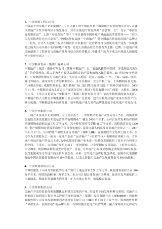 16家房地产央企