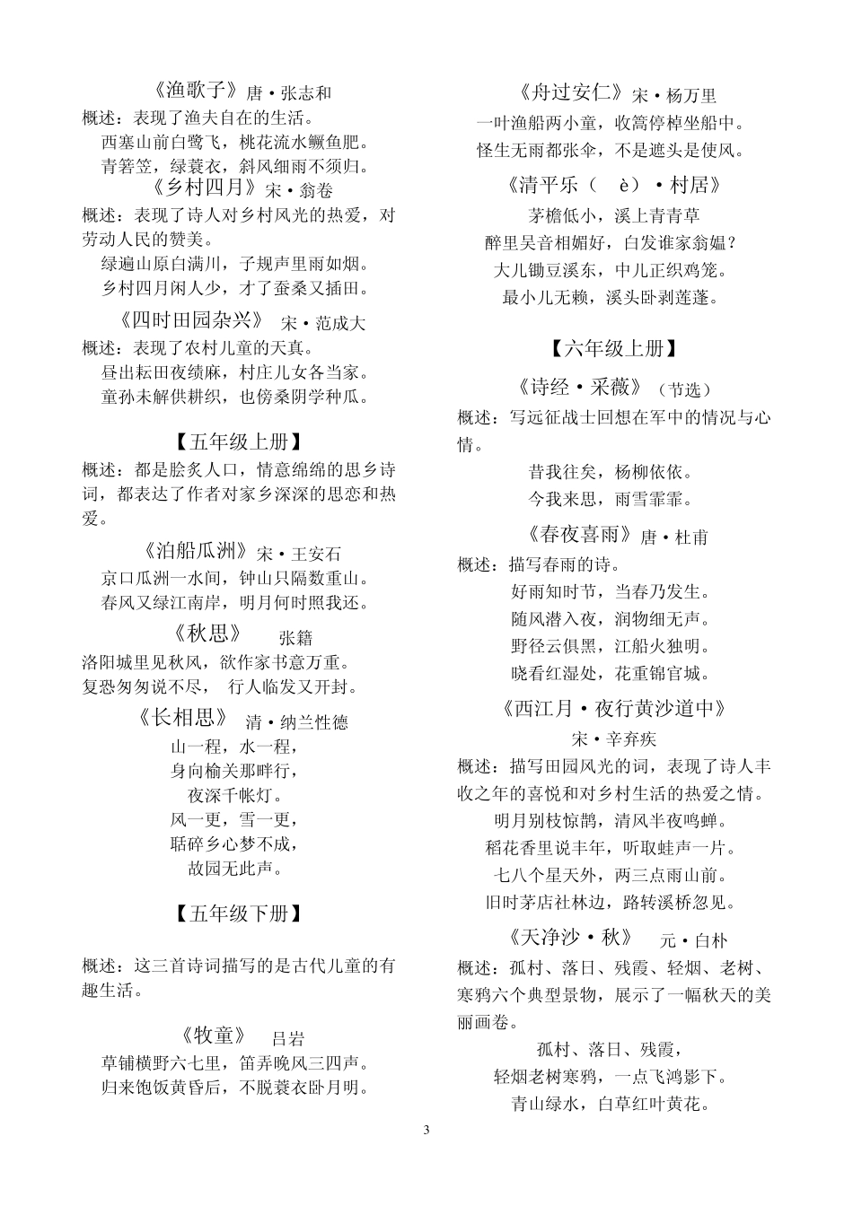 16年级所有古诗_第3页