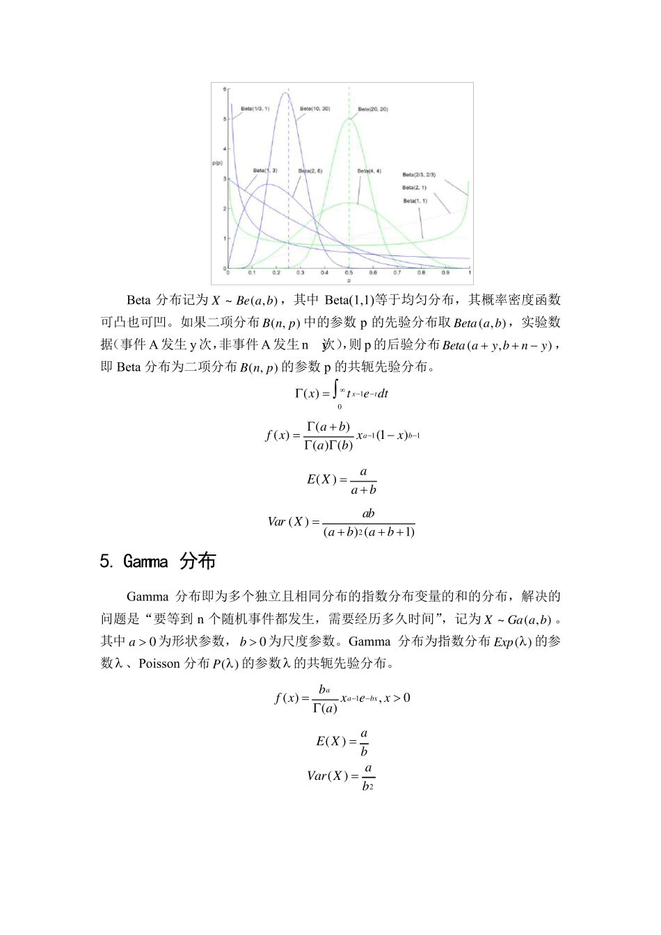 16种常见概率分布概率密度函数、意义及其应用_第3页