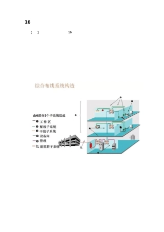 16种弱电系统结构图