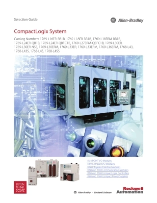1769控制器新版选型手册2013