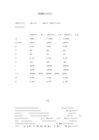 180燃料油的指标