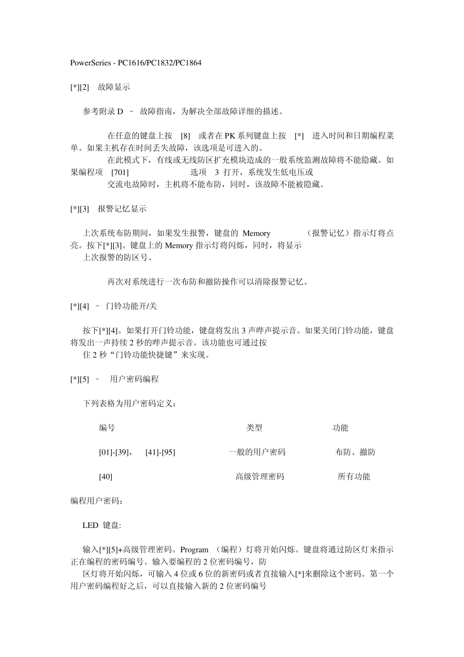 1832报警键盘操作手册_第3页