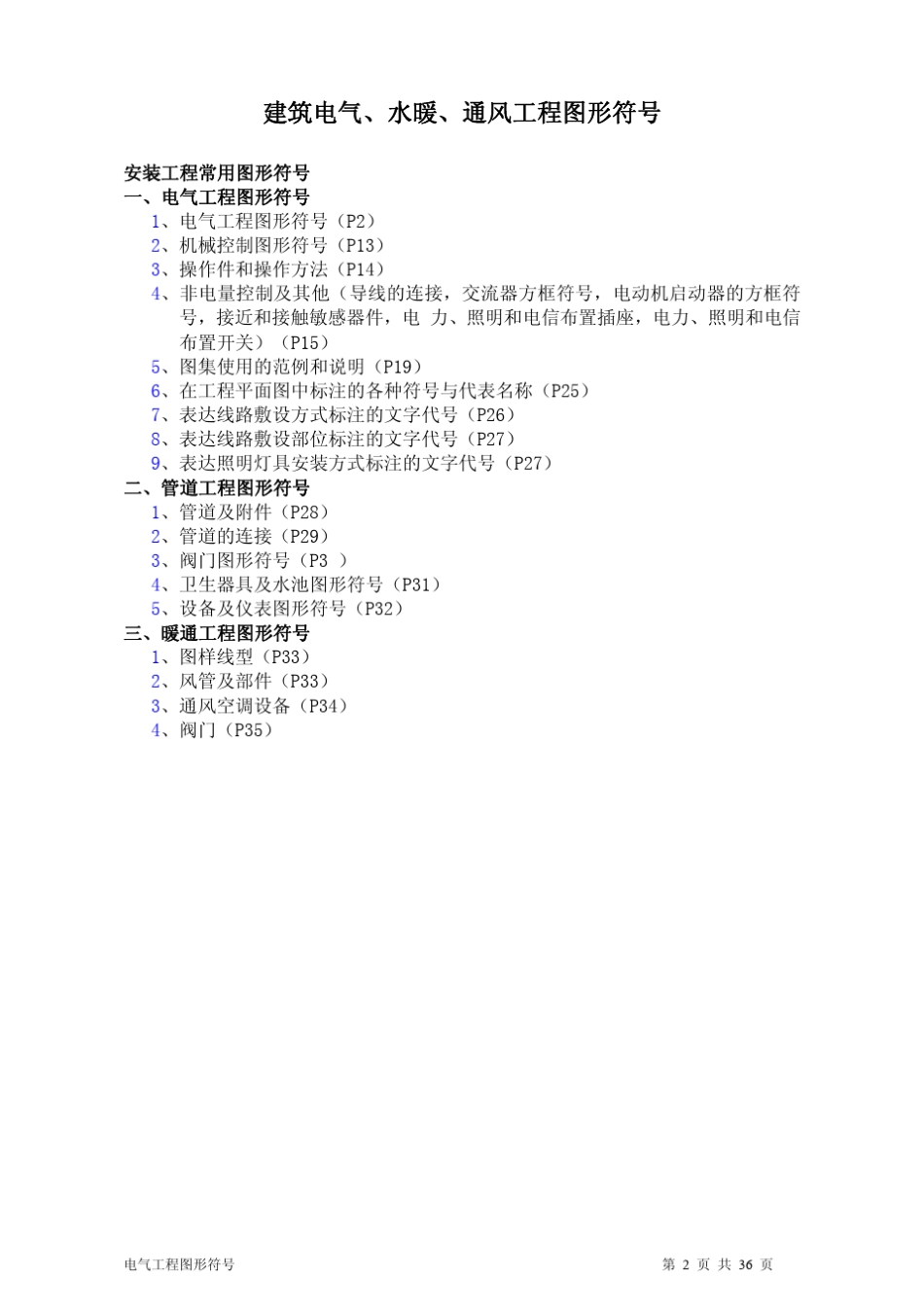 187937_建筑电气、水暖、通风工程图形符号标准图集_第2页