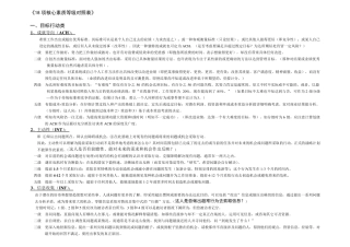 18项核心素质对照表