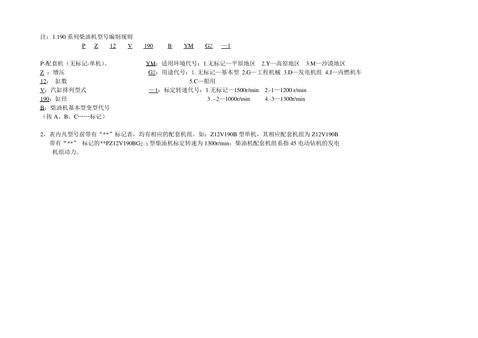 190型柴油机参数_第2页