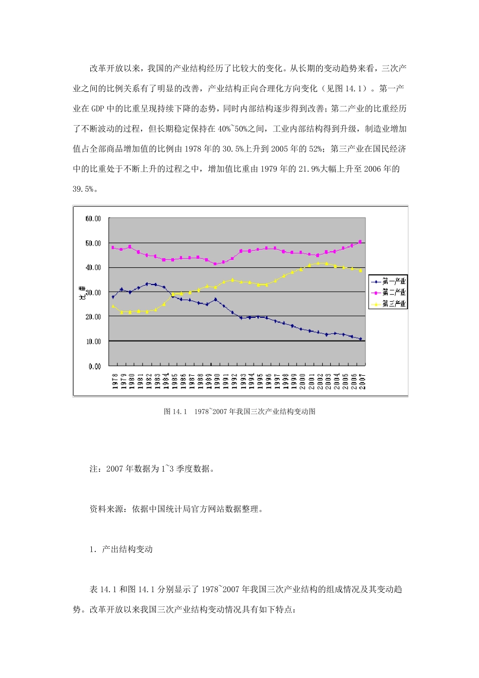 1978年以来我国三大产业结构的演变_第2页