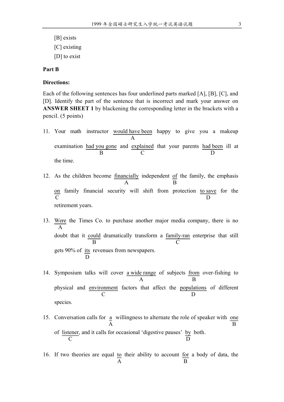 1999考研英语真题及答案_第3页