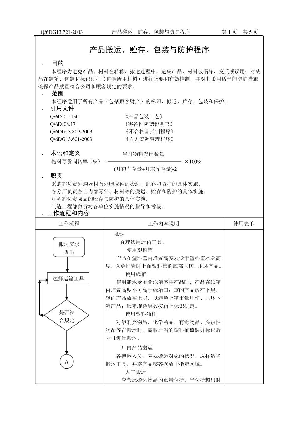 1产品搬运、贮存、包装与防护管理程序_第2页