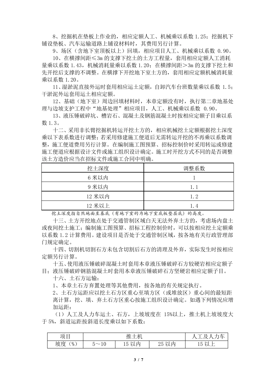 1土石方工程定额说明及计算规则_第3页