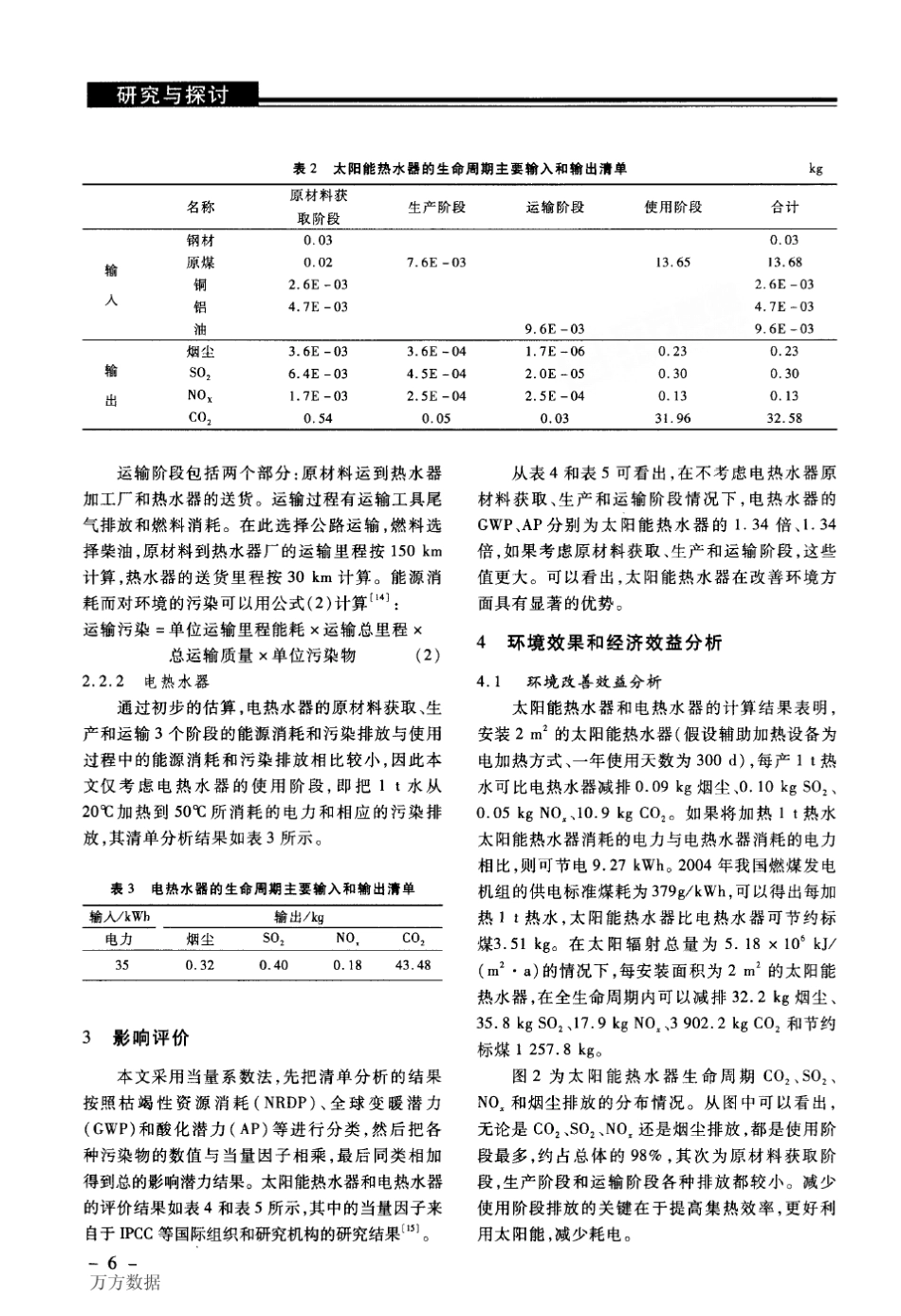 1太阳能热水器和电热水器的环境和经济效益分析与评价_第3页