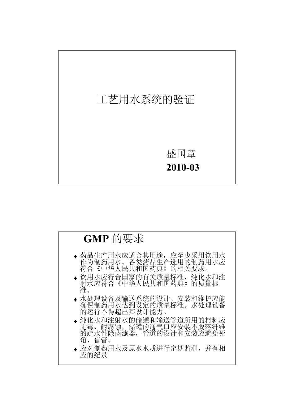 1工艺用水系统验证_第1页