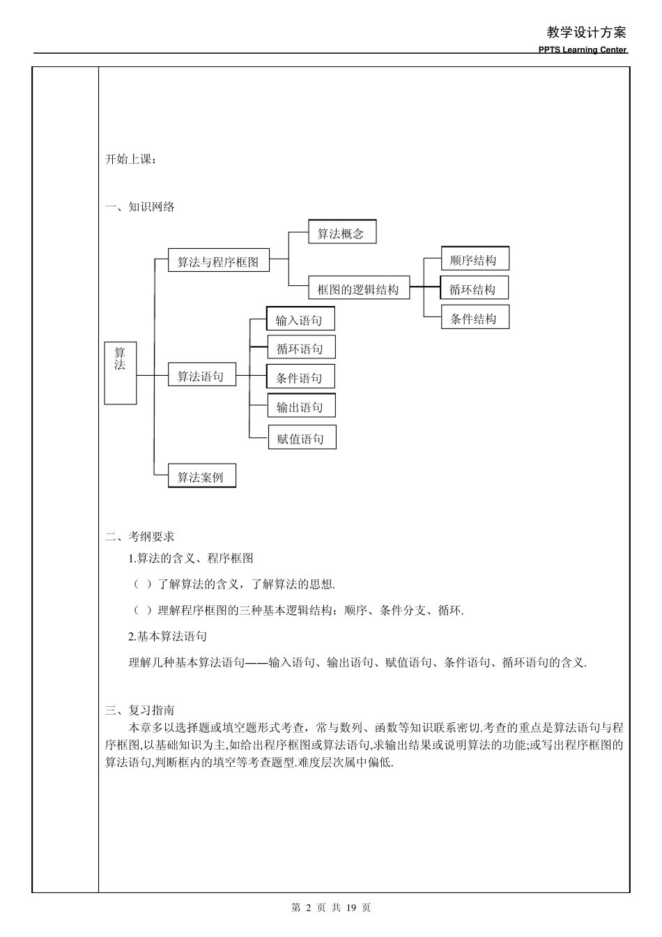 1教案：算法初步算法与流程图_第2页