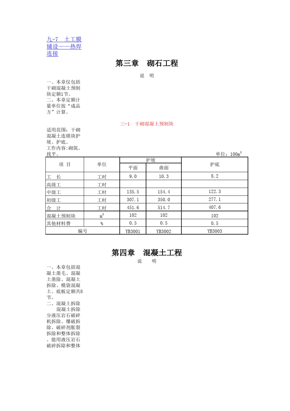 2002水利工程预算定额补充定额(2005年)_第3页