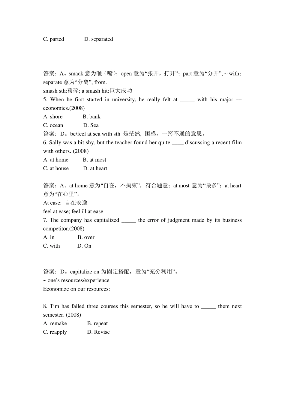 20042013英语专四_词汇_固定搭配_第2页