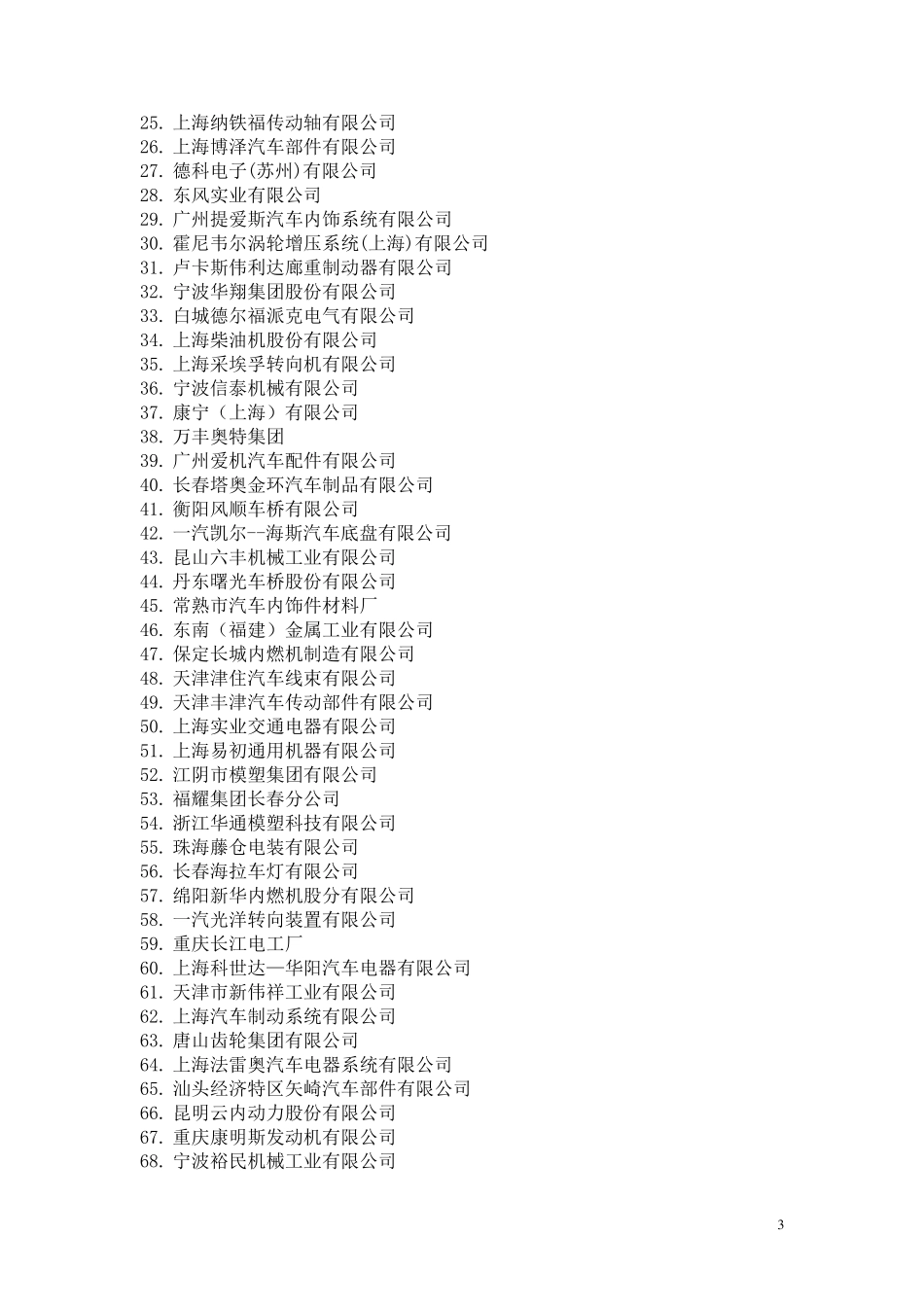 2004年度中国汽车零部件企业综合竞争力百强_第3页