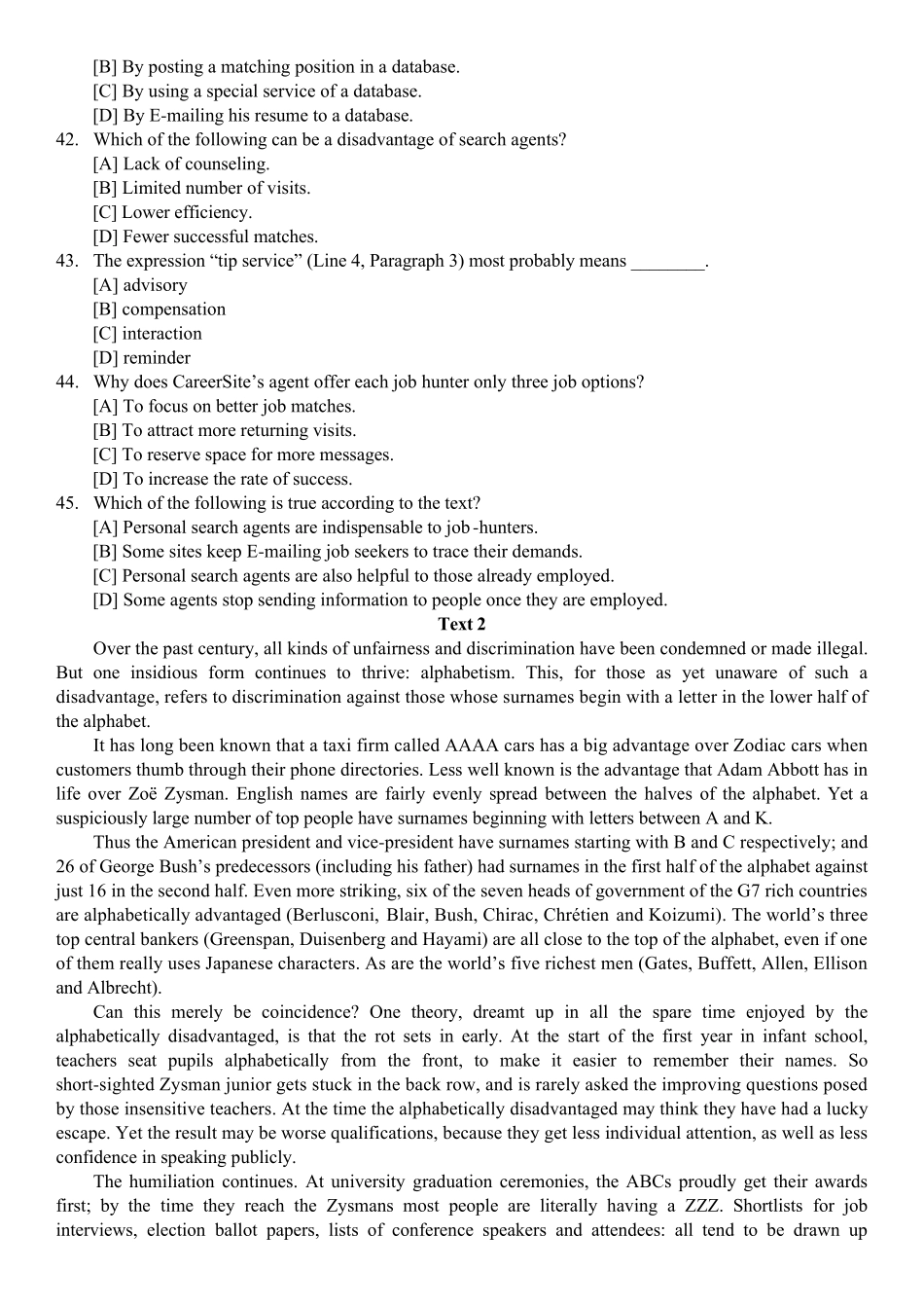 2004年考研英语试题及答案_第3页
