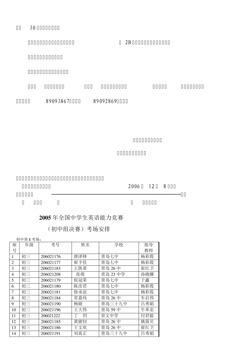 2005年全国中学生英语能力竞赛_第2页
