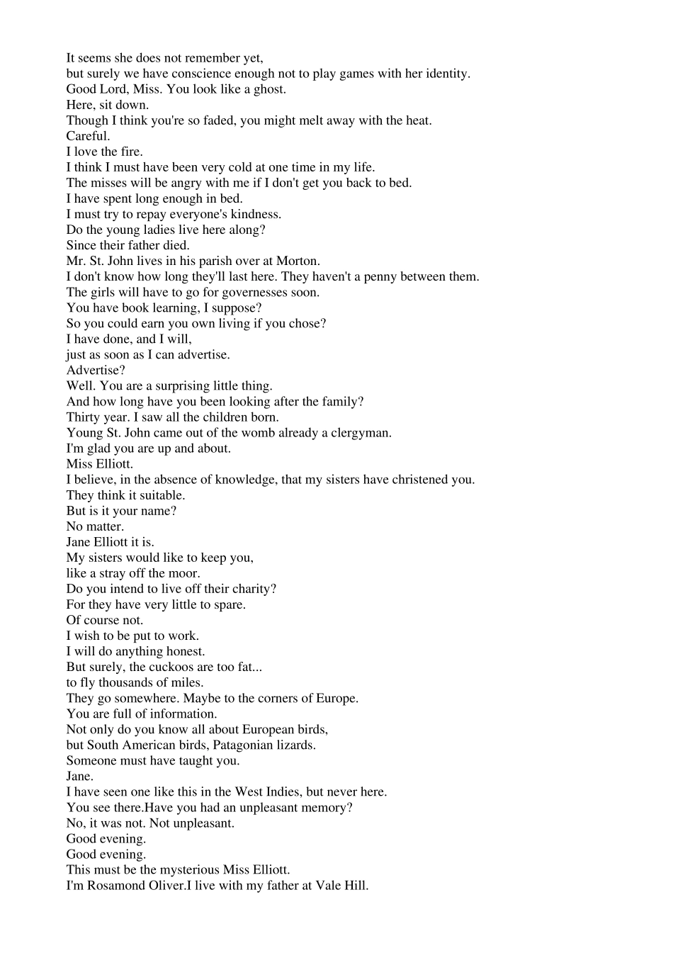 2006年版简爱英文台词_第2页