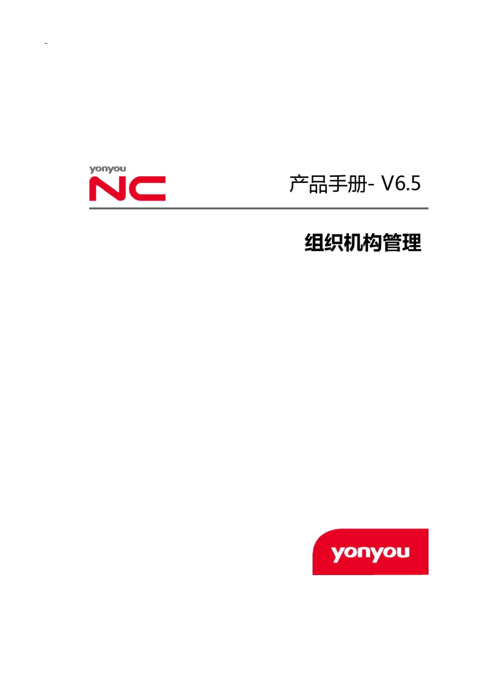 NCV6.5培训手册组织机构管理_第1页