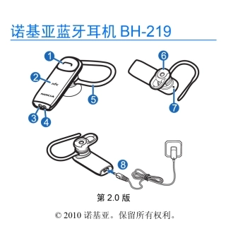 Nokia_BH219蓝牙耳机中文说明书蓝牙