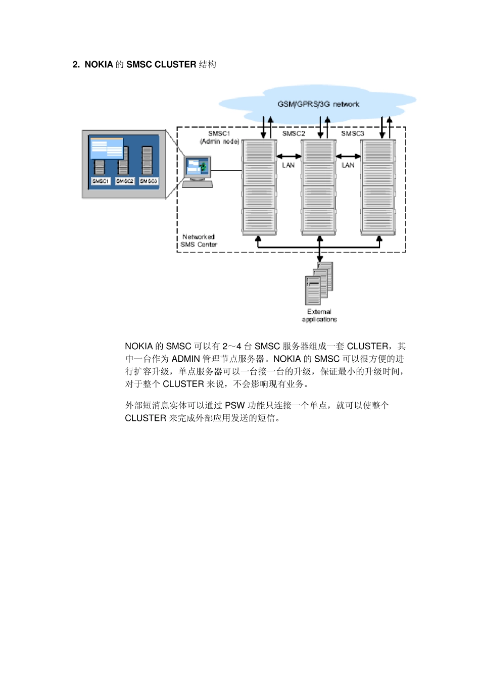 NOKIA短信中心系统架构设计说明_第2页