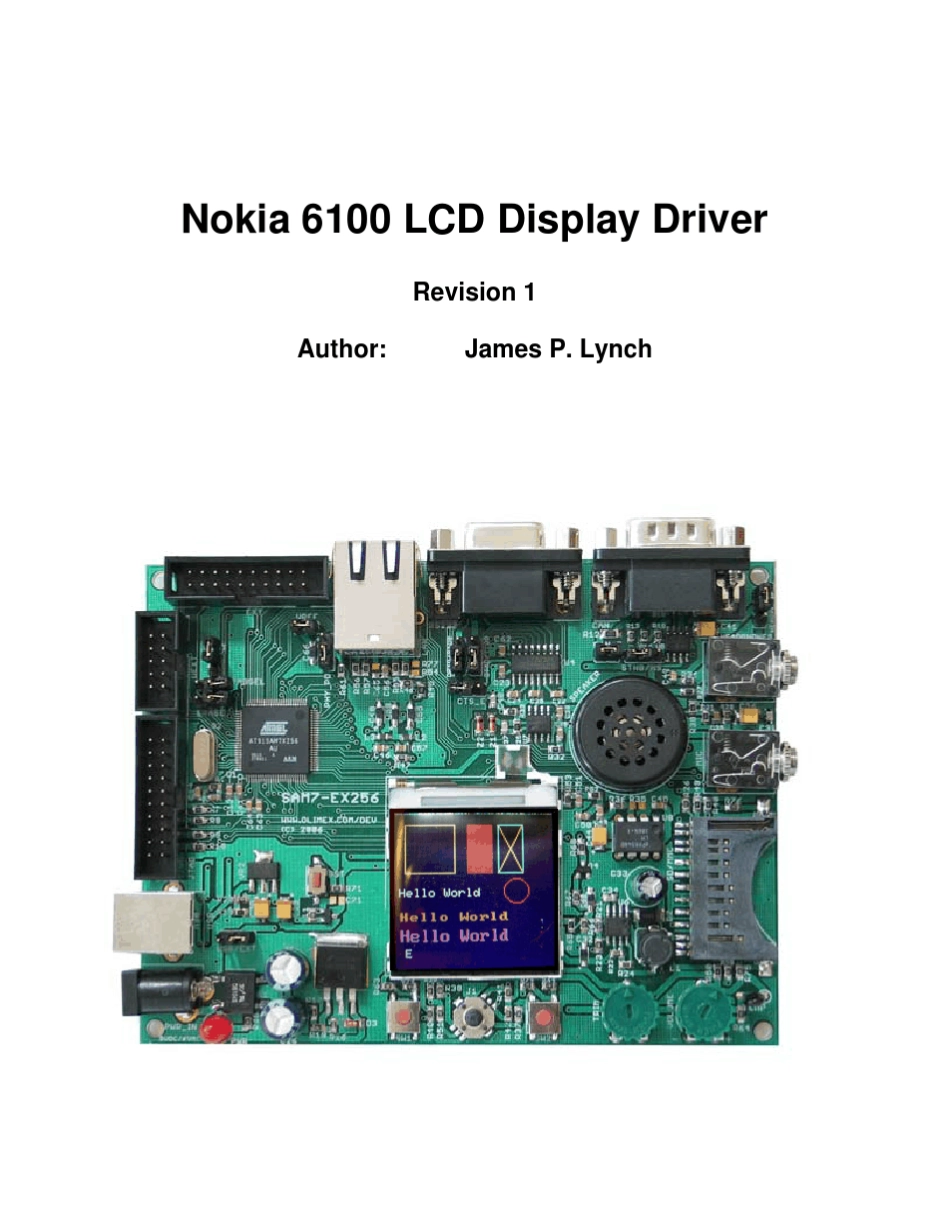 Nokia6100LCDDisplayDriver_第1页